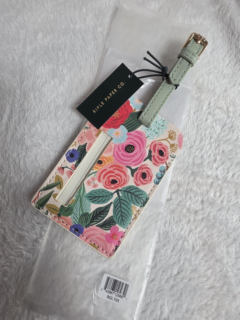 Rifle Paper Co. Floral Luggage Tag